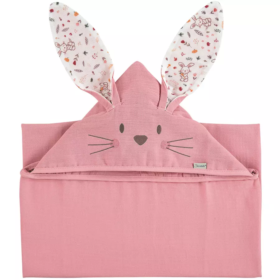 Sterntaler Kapuzenhandtuch Hase rosa
