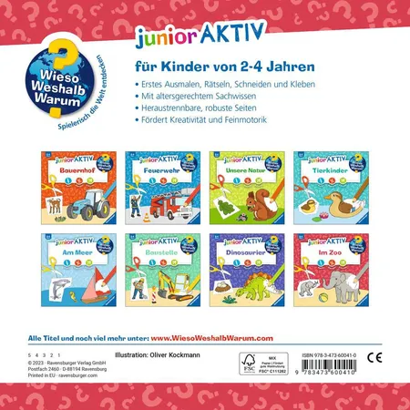 Ravensburger Wieso? Weshalb? Warum? junior AKTIV: Im Zoo
