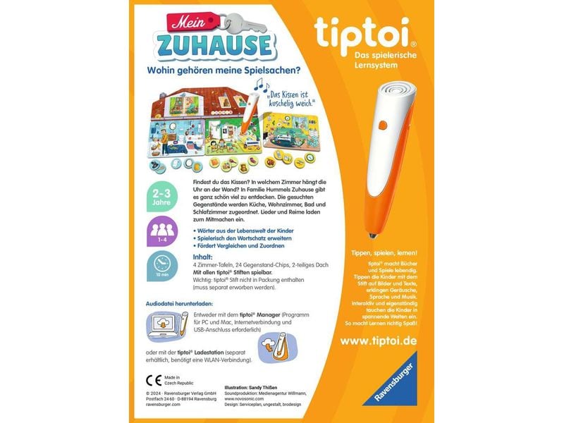 tiptoi Spiel tiptoi – Mein Zuhause Das spielerische Lernsystem