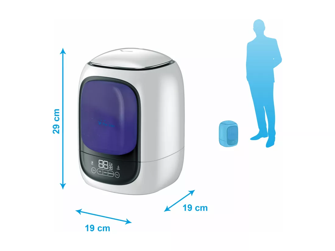 Humidificateur à ultrasons à vapeur pour 30 m²