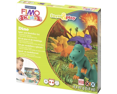 Creatieve set Fimo kids vorm & spel Dino