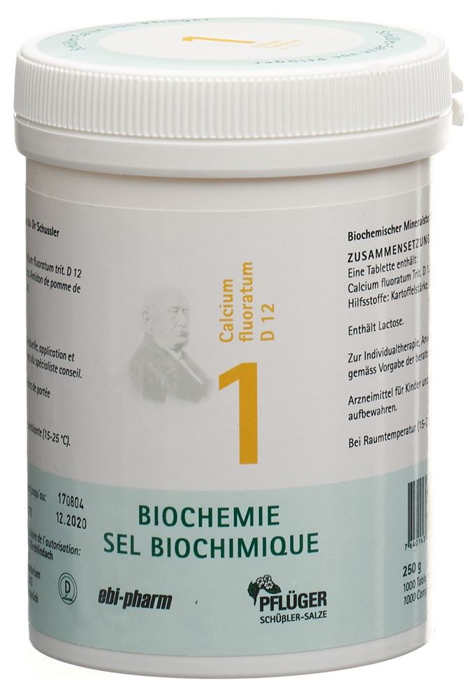 PFLUEGER Nr1 Calcium fluoratum 12 D<br>250 g, Tablette
