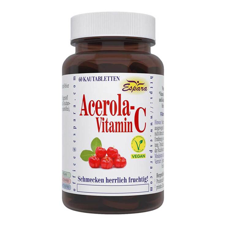 Acerola Vitamin C Kautabletten, 60 St