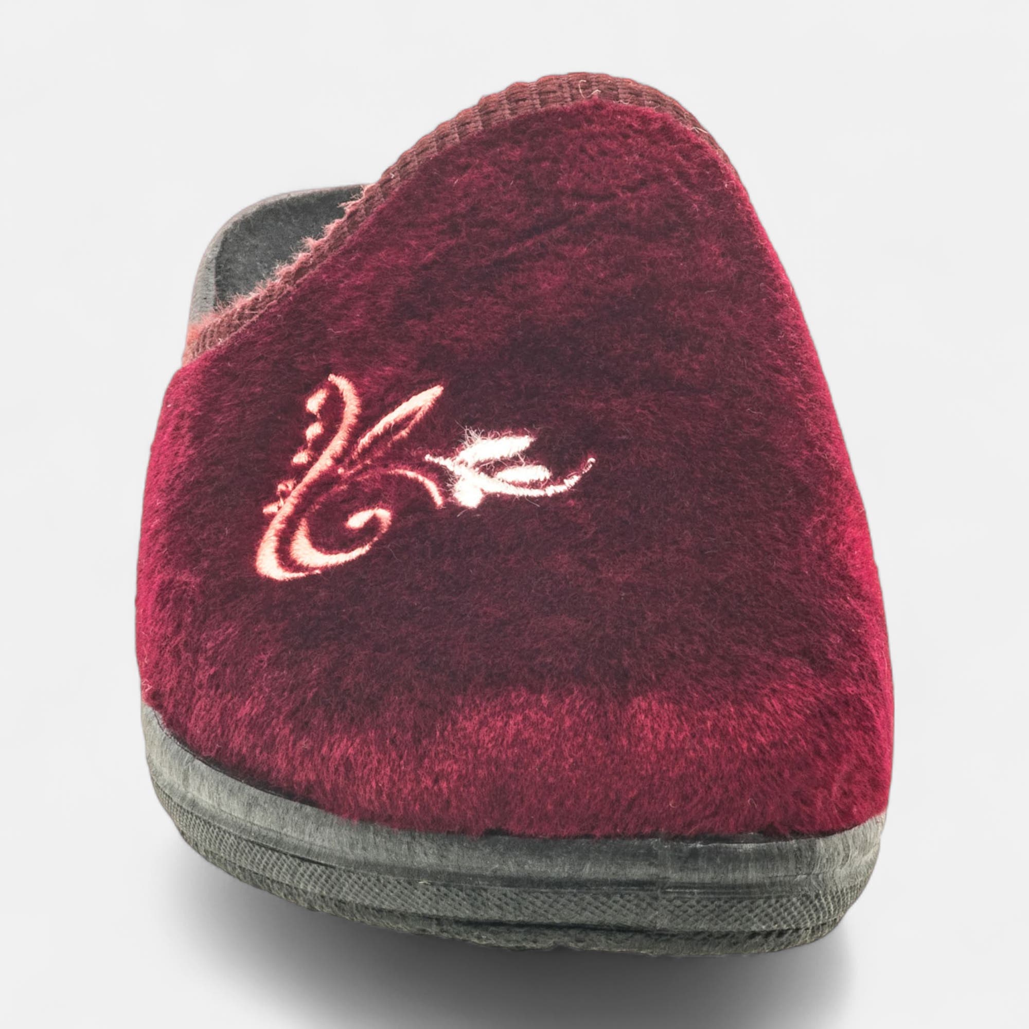 Pantoufles sabots Femme bordeaux
