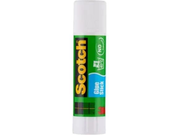 Scotch Klebestift-Set Permanent, 5 Stifte je 21 g Transpare Kleber in Stickform