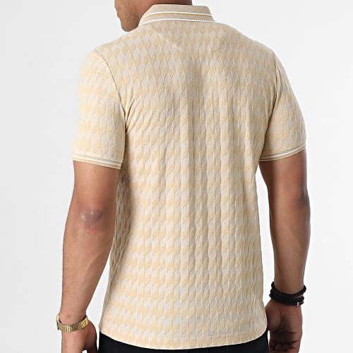 Polo Manches Courtes 1080 Beige Chiné