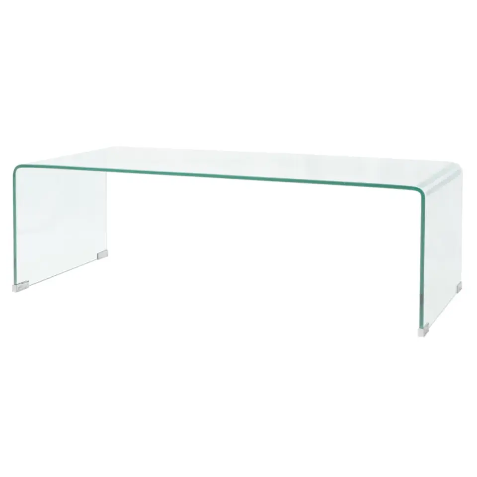 vidaXL - Salontafel - Transparent - Glas
