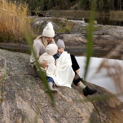 Vinter & Bloom Cotton Cuddly EKO Teppe, Warm White