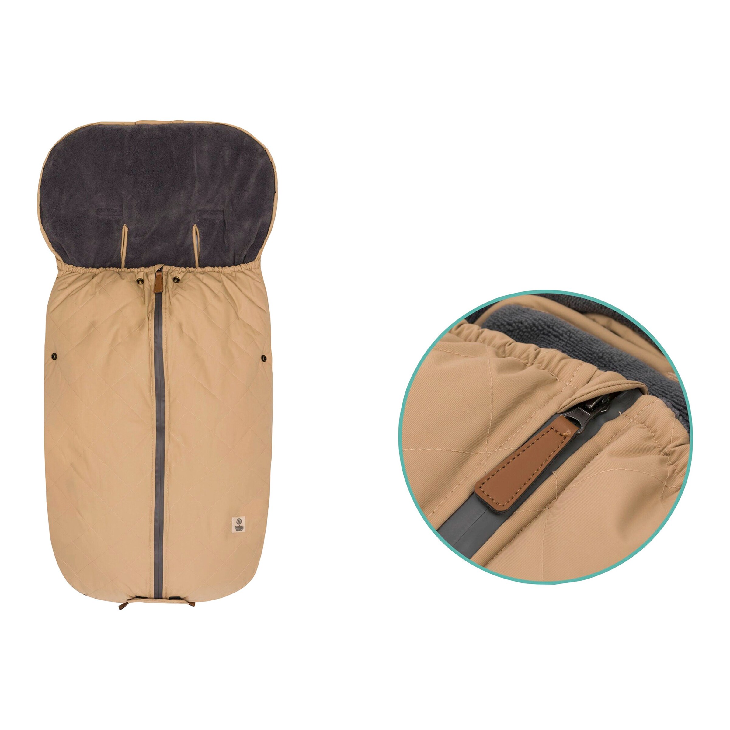 babycab Winterfußsack Mala cappuccino