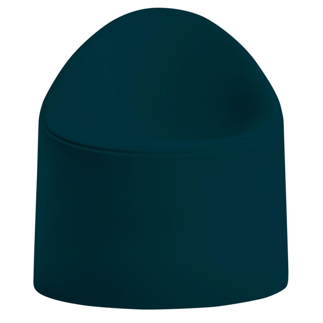 Serralunga Fauteuil Bay Design par Raffaella Mangiarotti vert paon - 65x70x65 cm