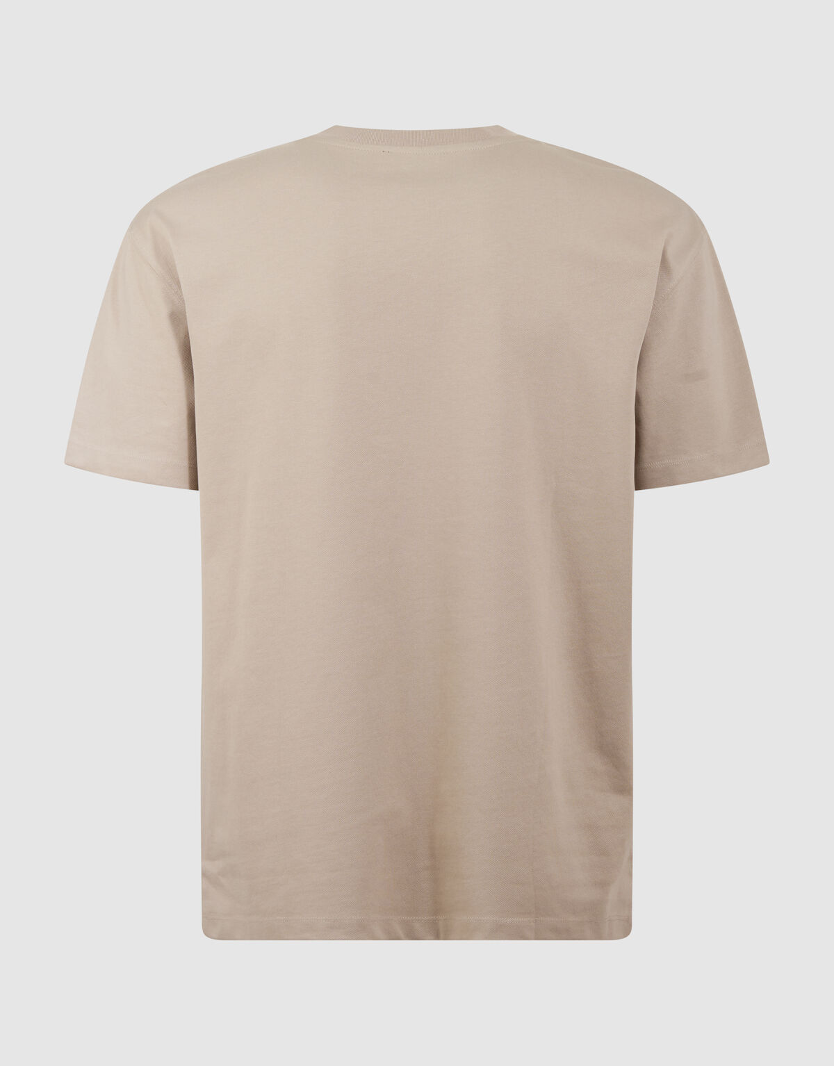 Grafische Tekst T-shirt Lichtbruin