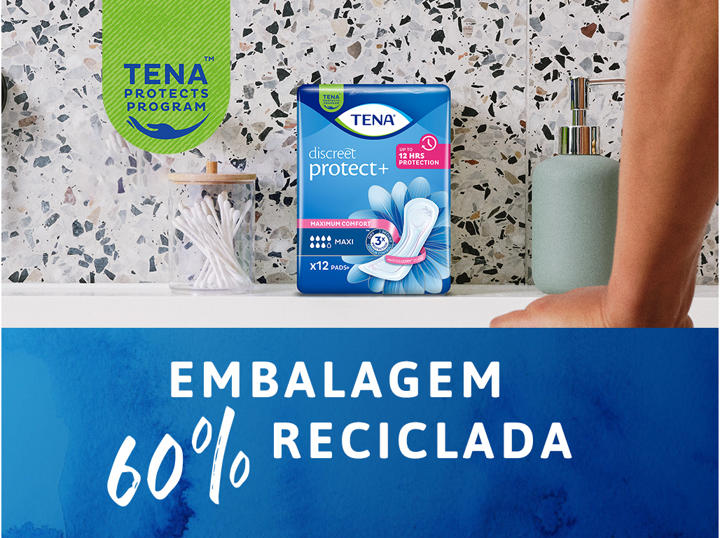 PENSOS INCONTINÊNCIA TENA DISCREET MAXI 12 UN