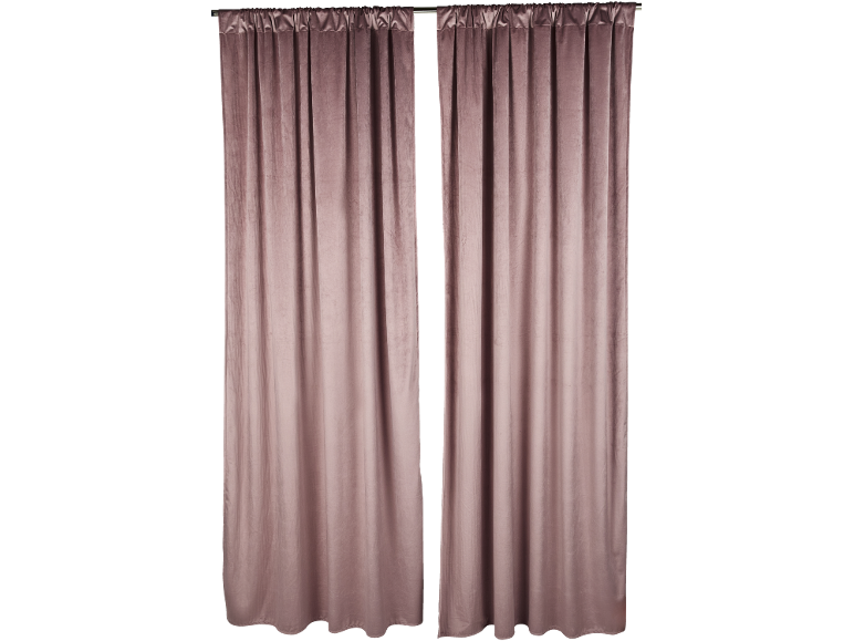 Velours gordijnen 135 x 254 cm