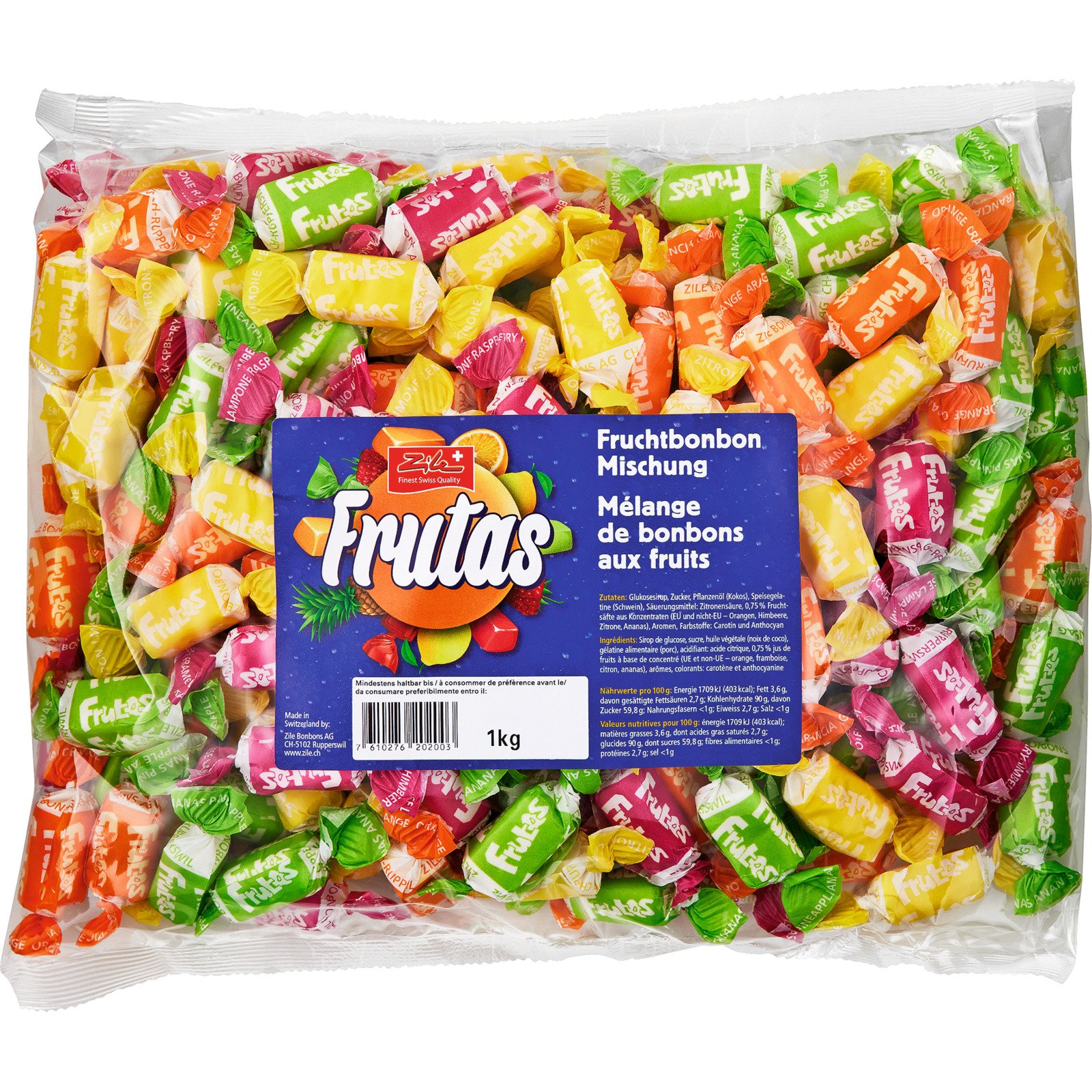 Zile Frutas Frucht-Kaubonbons 1 kg