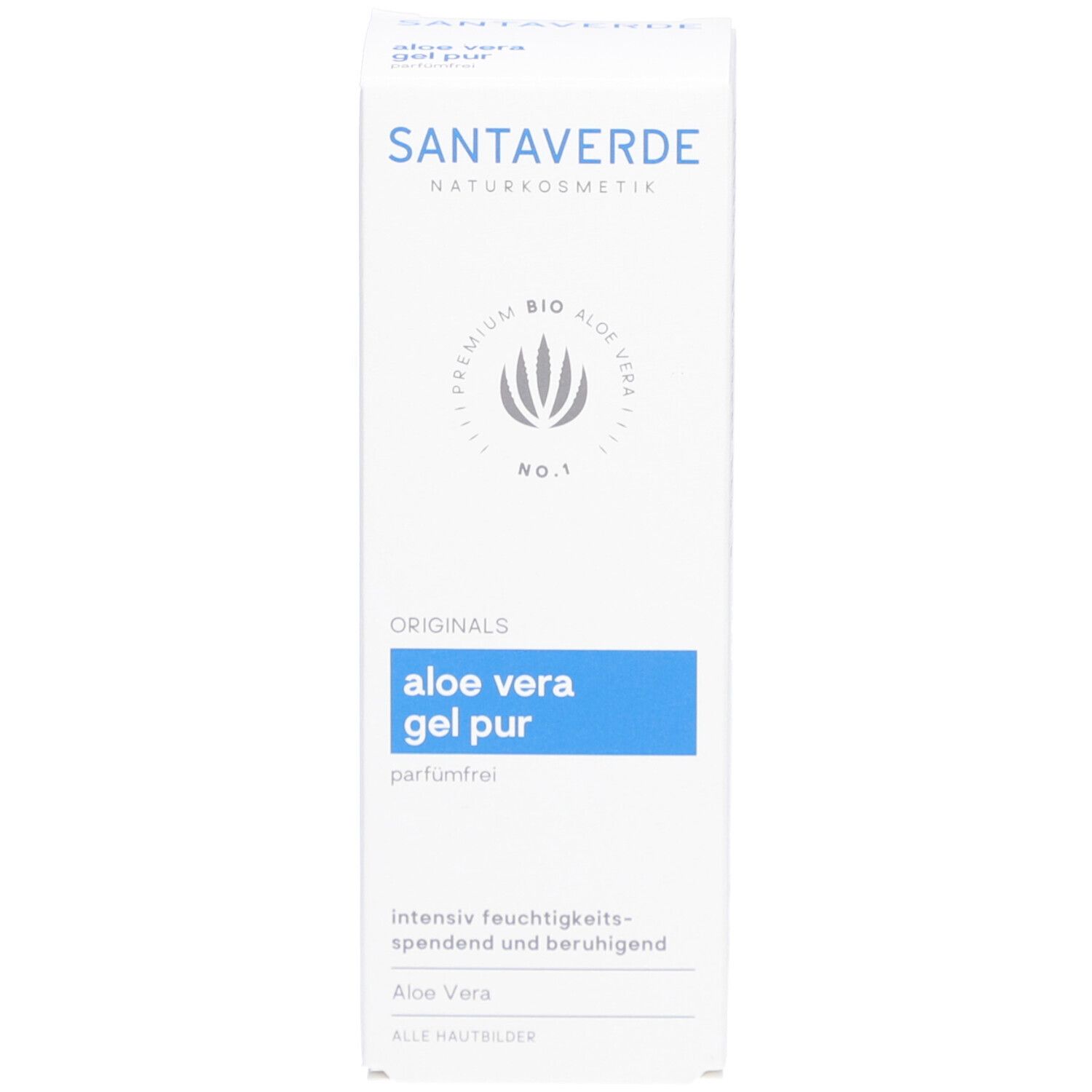 SANTAVERDE aloe vera gel pur ohne Duft