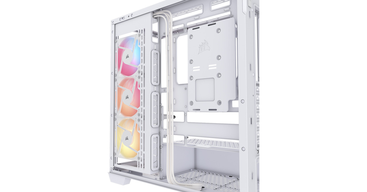 Corsair3500X RS-R ARGB midi tower behuizing  (Wit | 2x USB-A | 1x USB-C | RGB | Tempered Glass)