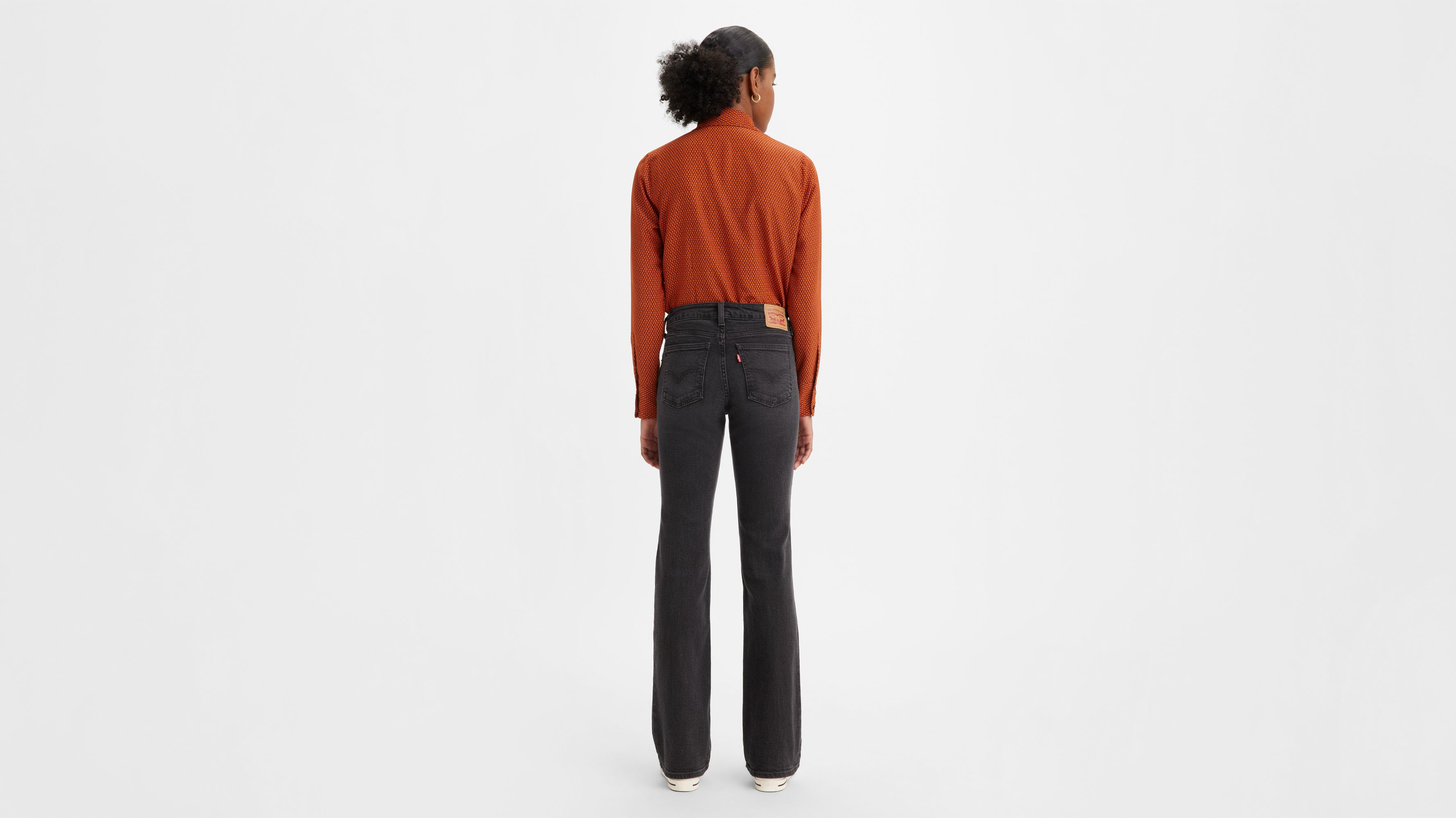 Jean Superlow Bootcut - Black Worn In - Noir