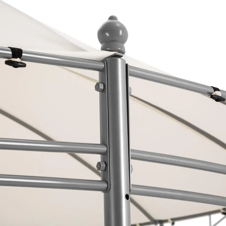 tectake Tuinpaviljoen Siana Ø 3.5m, Crème