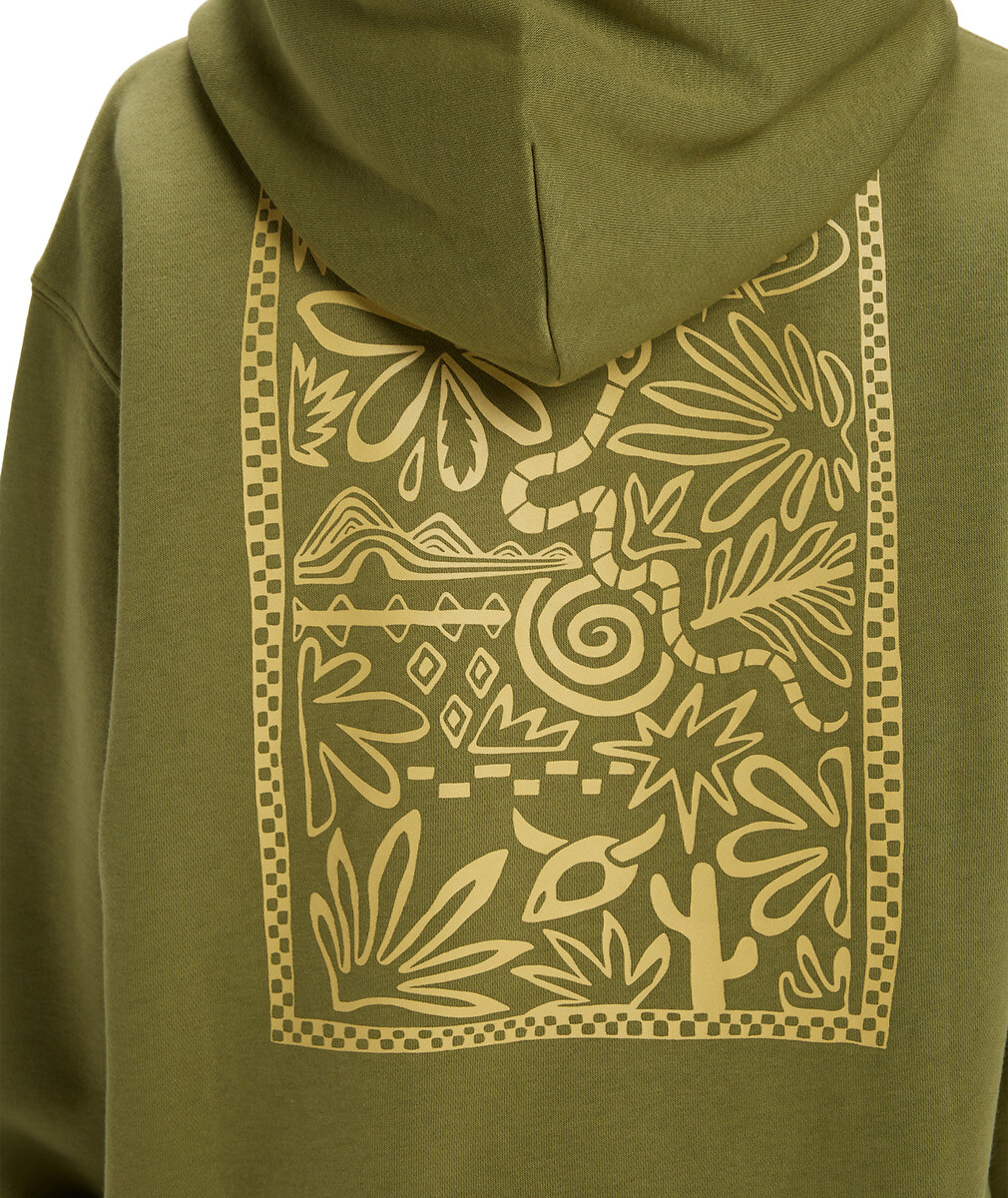 QUIKSILVER<br>Moletom com capuz feito de lã escovada