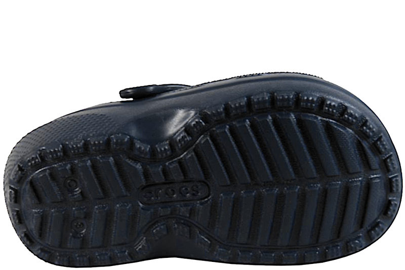 CROCS CLASSIC LINED CLOG K MØRKEBLÅ