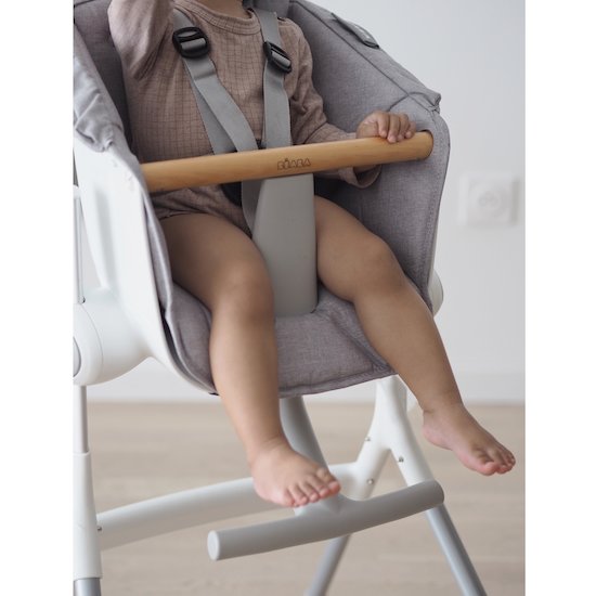 Chaise haute Up & Down   Grey / White        de               Béaba