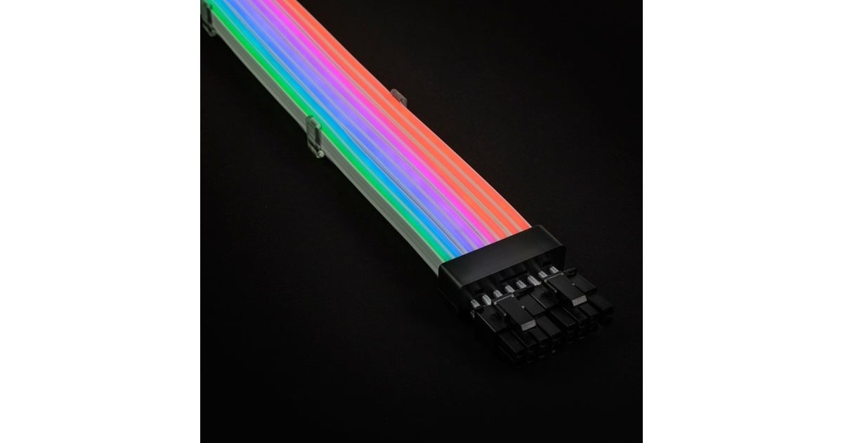 Lian LiStrimer Plus 8-pin(6+2) VGA extension cable kabel  (30 centimeter, RGB led)