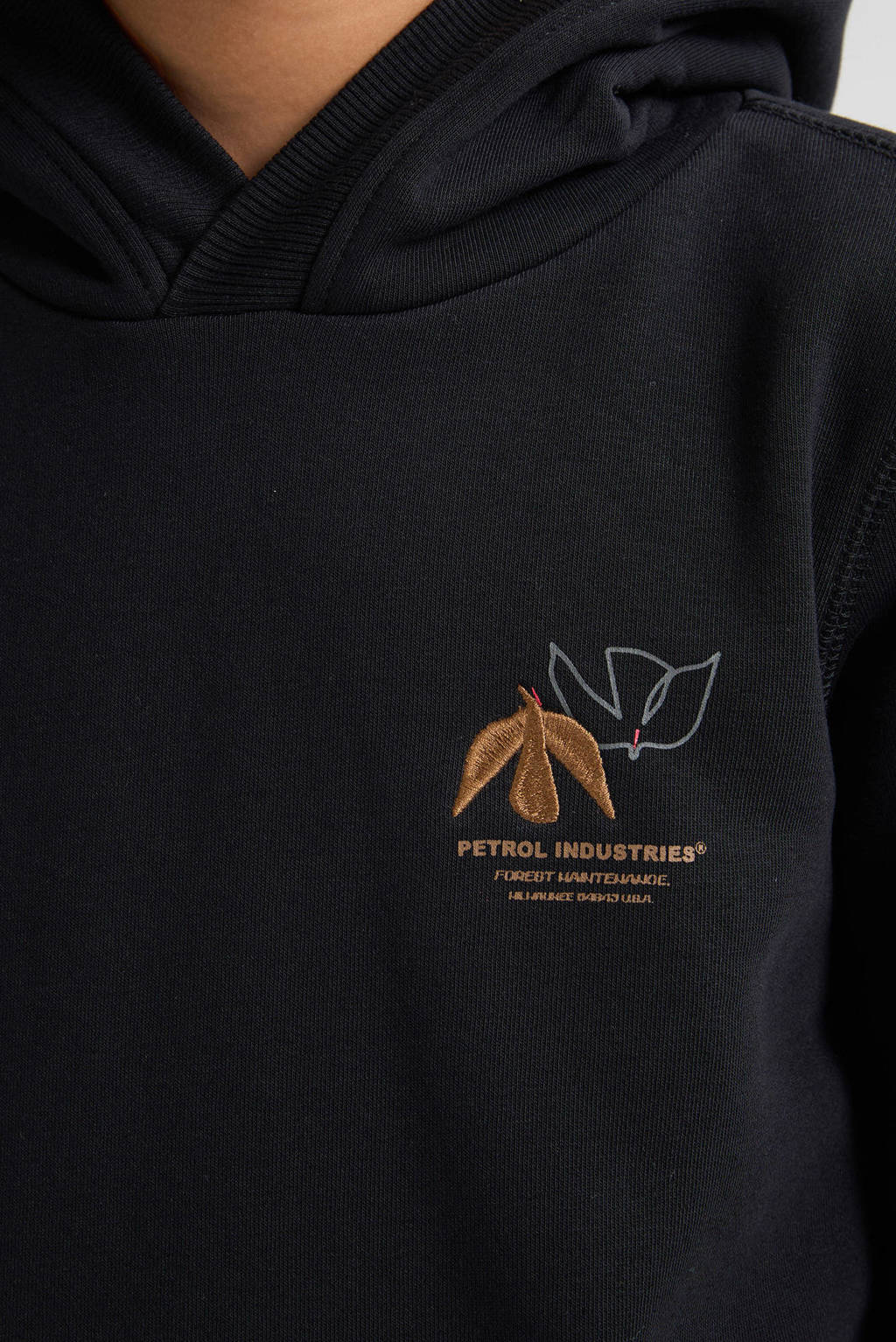 Petrol Industries hoodie zwart