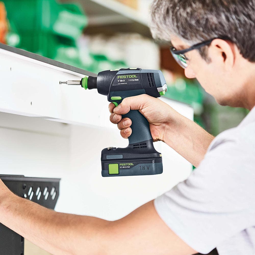 Furadeira FESTOOL T 18 sem escovas, 18V, 2 velocidades, em Systainer Skin 576448