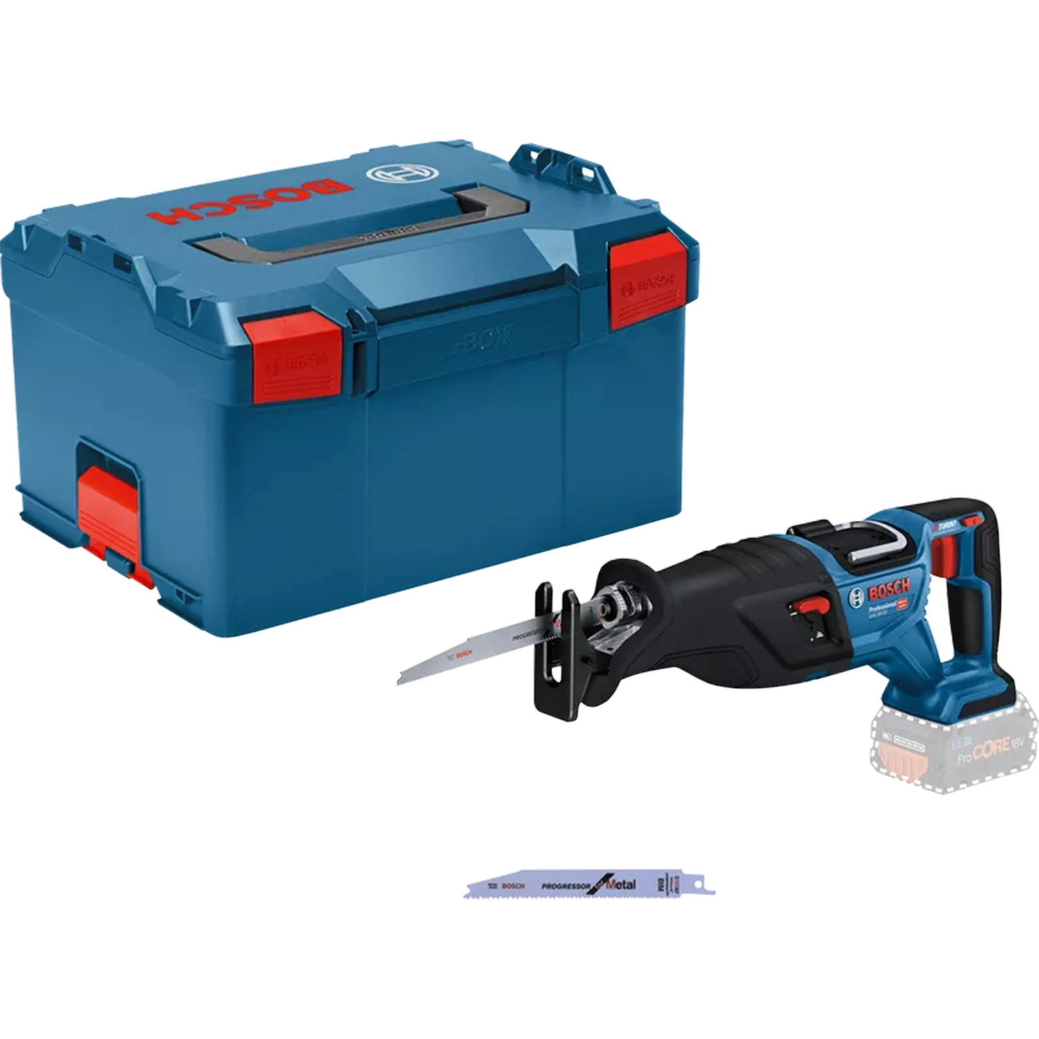 Bosch GSA 18V-28 18V Li-ion Accu reciprozaag body in L-Boxx - 28 mm