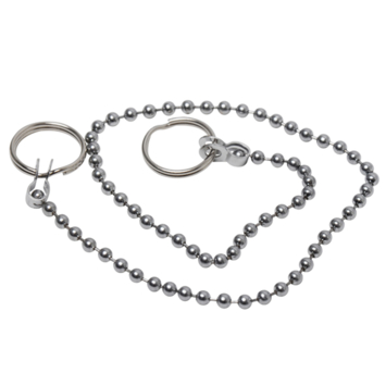 Sanivesk Kogelketting + Ringen 30cm Chroom