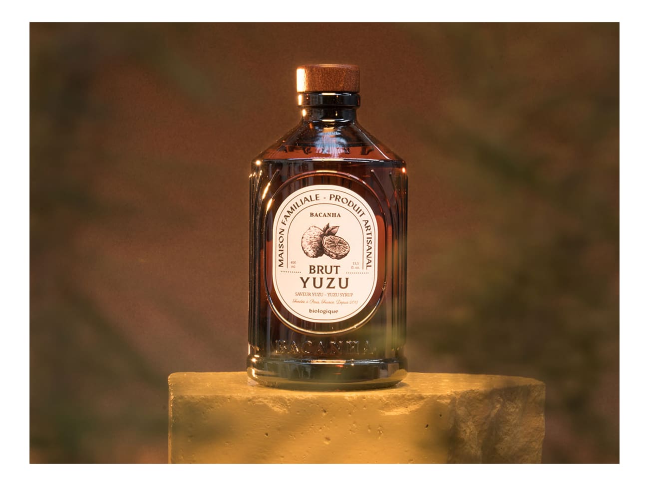 Sirop Bio yuzu - 40 cl - Bacanha