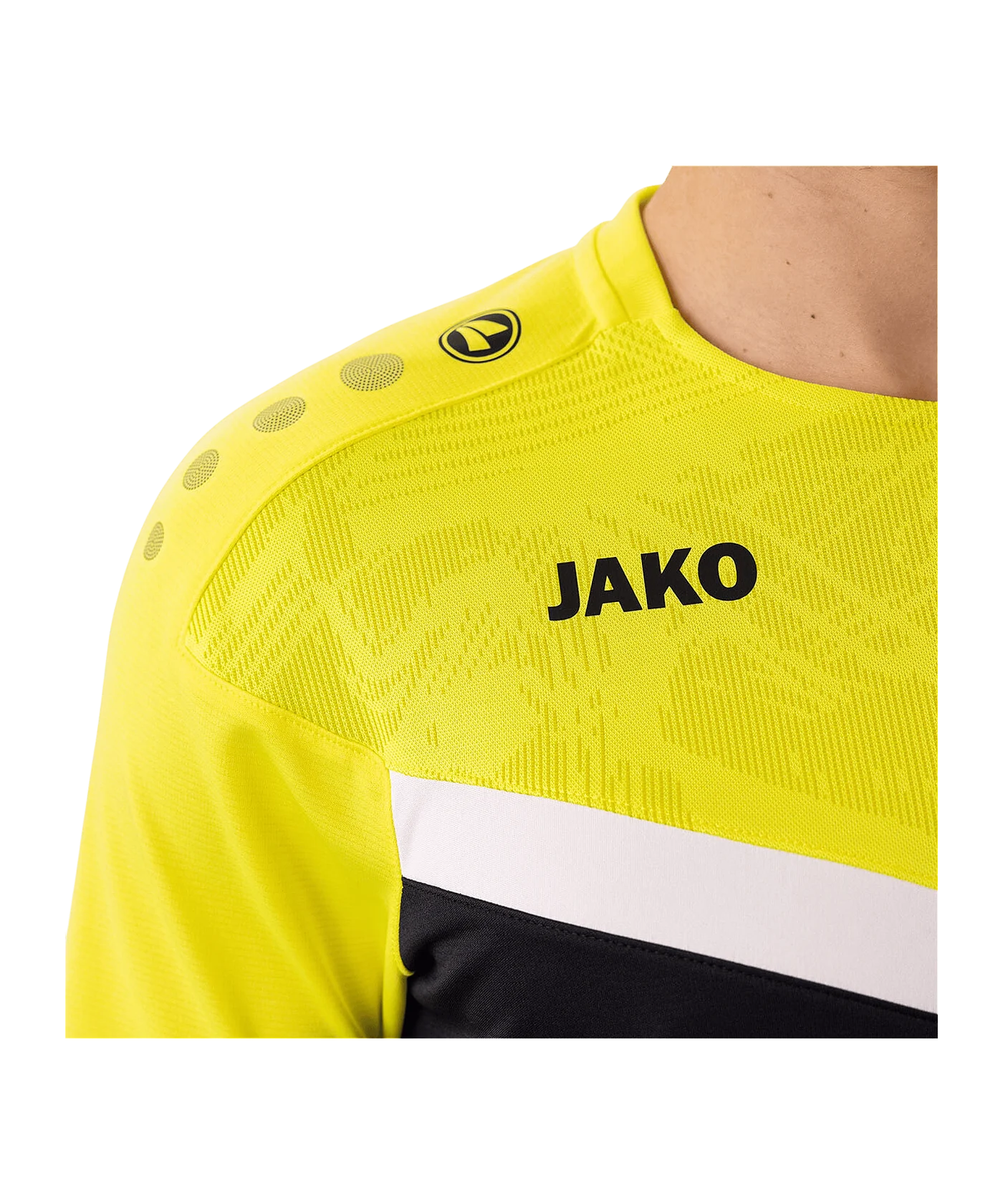 JAKO Icon T-Shirt Kids Schwarz Gelb F808