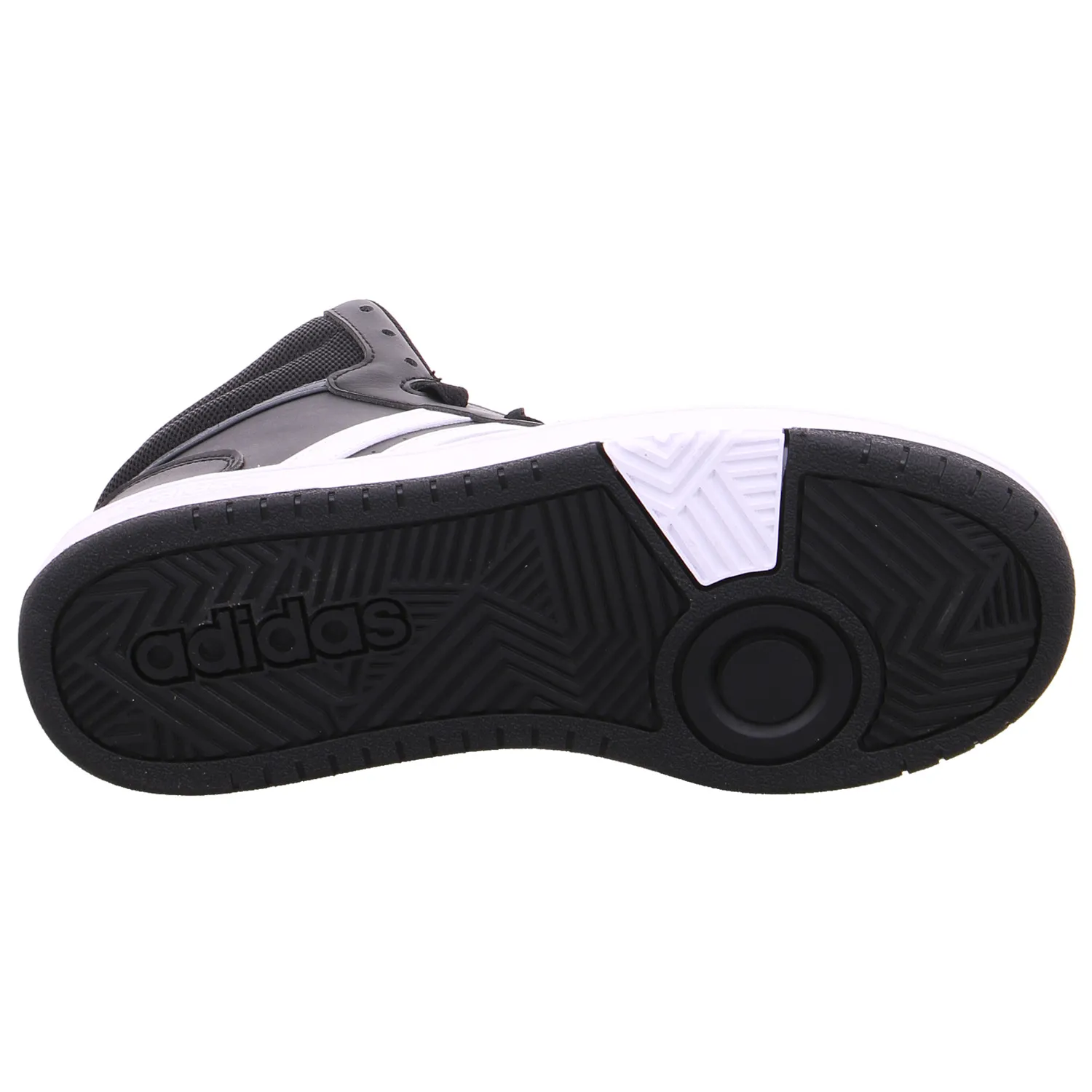 ADIDAS Kinder Sportschuh Schwarz Lederimitat