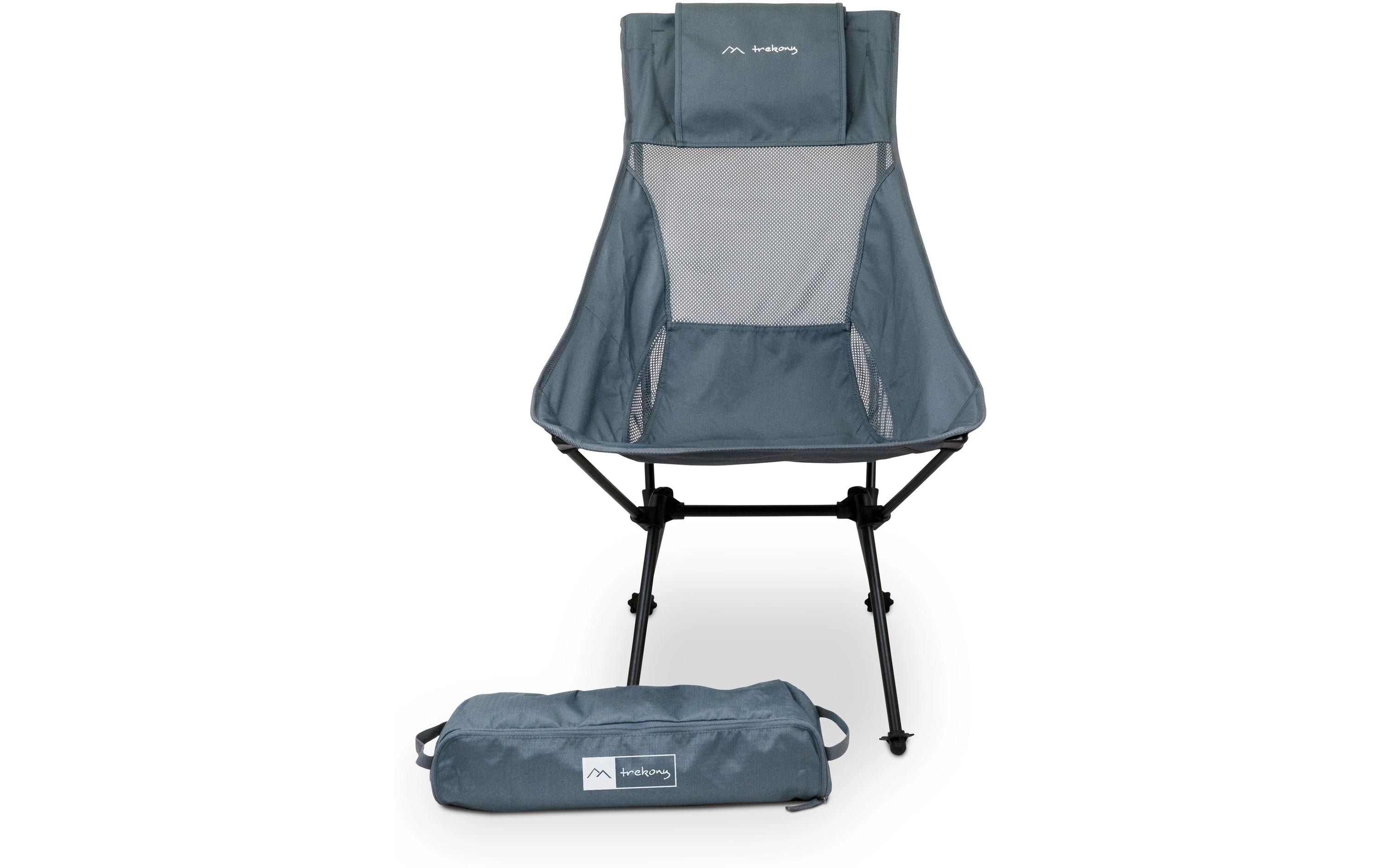 Campingstuhl Hoch AnthrazitOutdoor-Stuhl