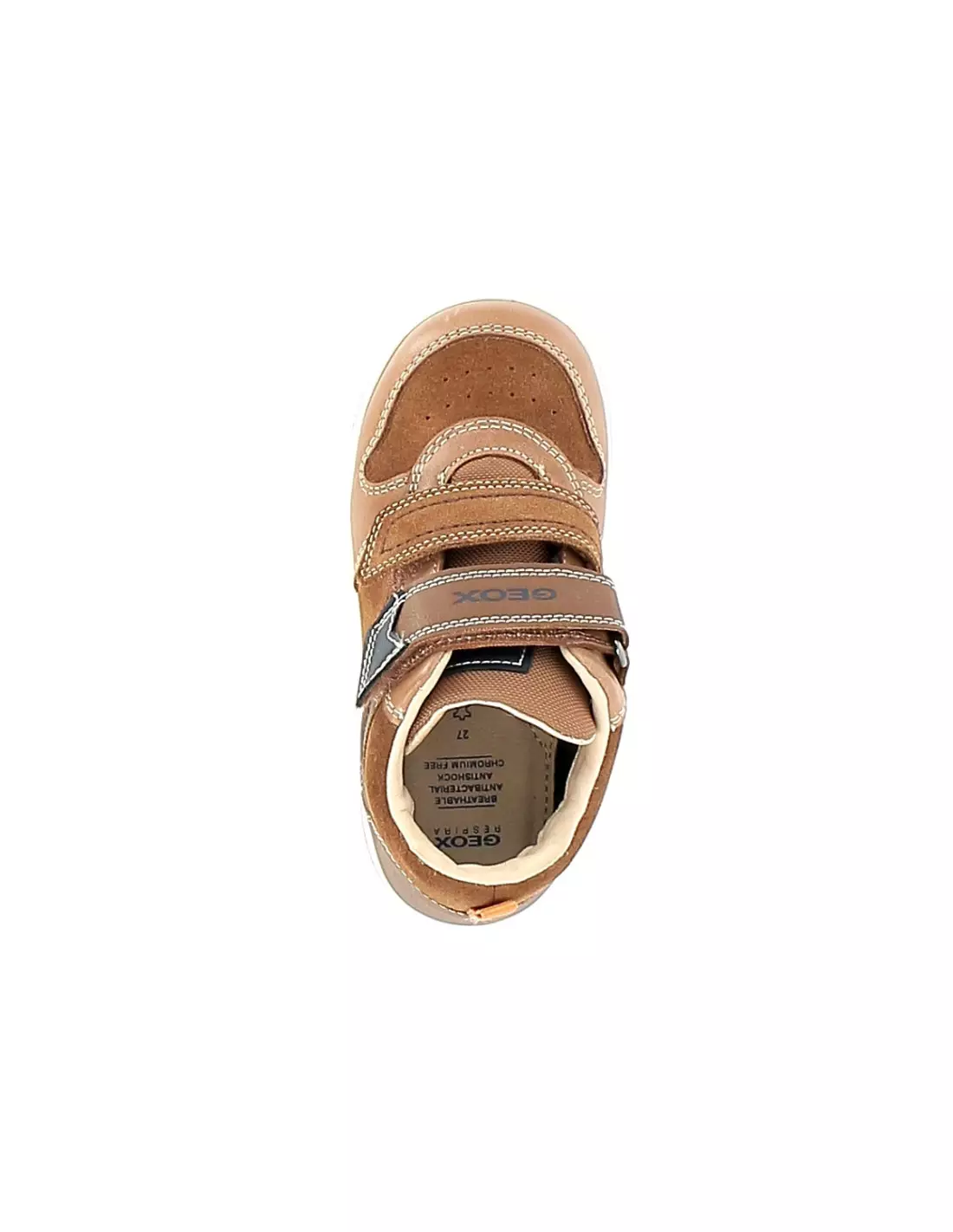 GEOX NEWFLICK - Baskets Brownnavy