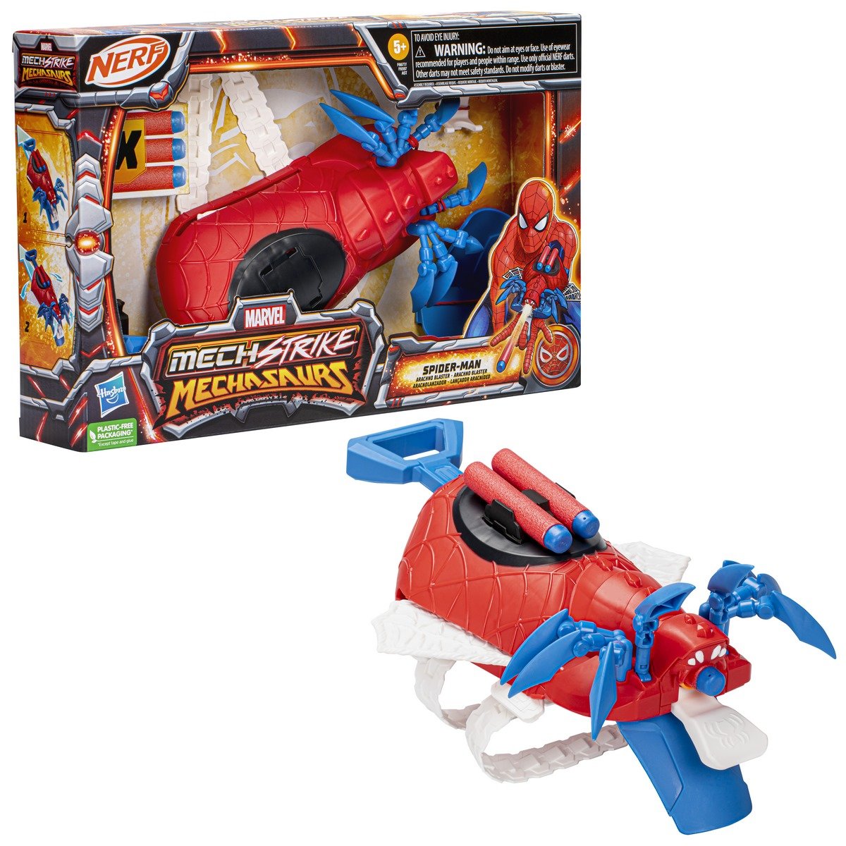 Lance-fléchettes Mech Strike Spiderman
