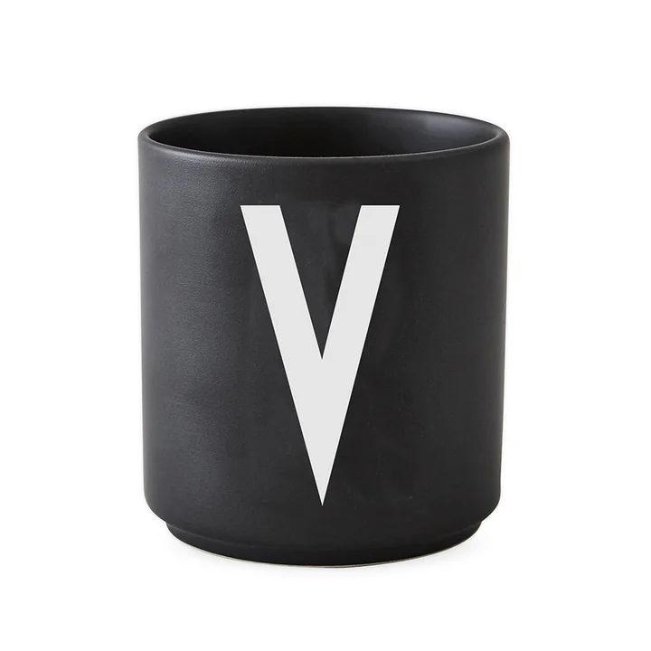 Design Letters - AJ Porzellan Becher V, schwarz