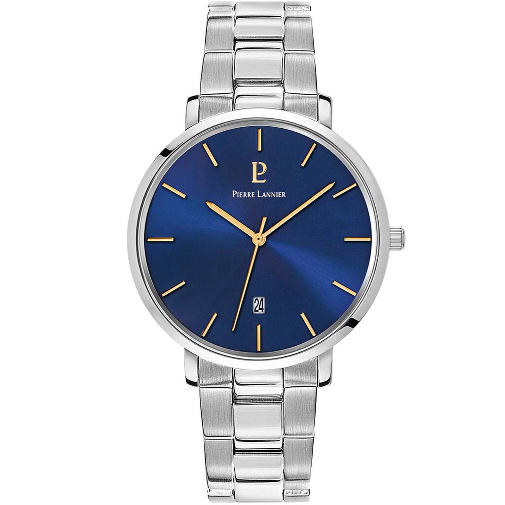 Montre Lannier Collection Echo Acier Argenté