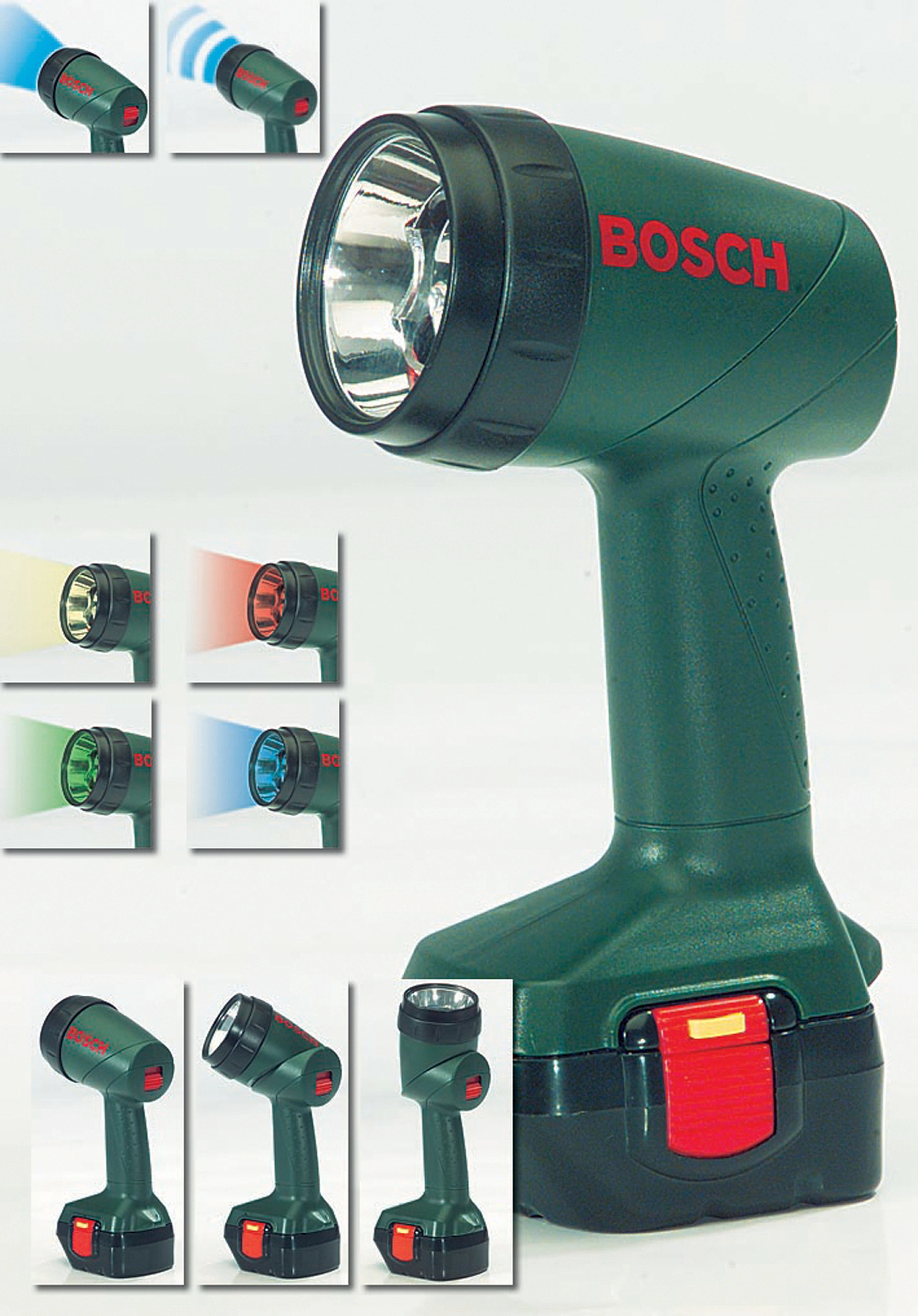 Spiel-Werkzeug BOSCH AKKU-LAMPE mit 4 Lichtfarben