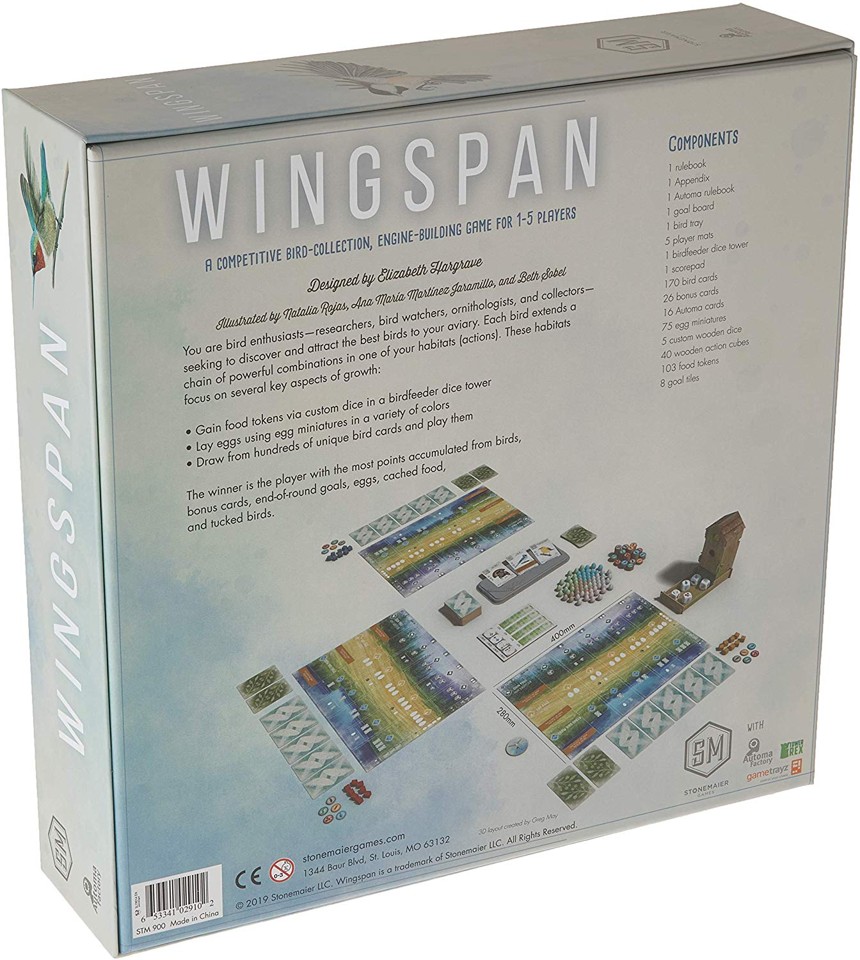 Wingspan - Brætspil (Engelsk)