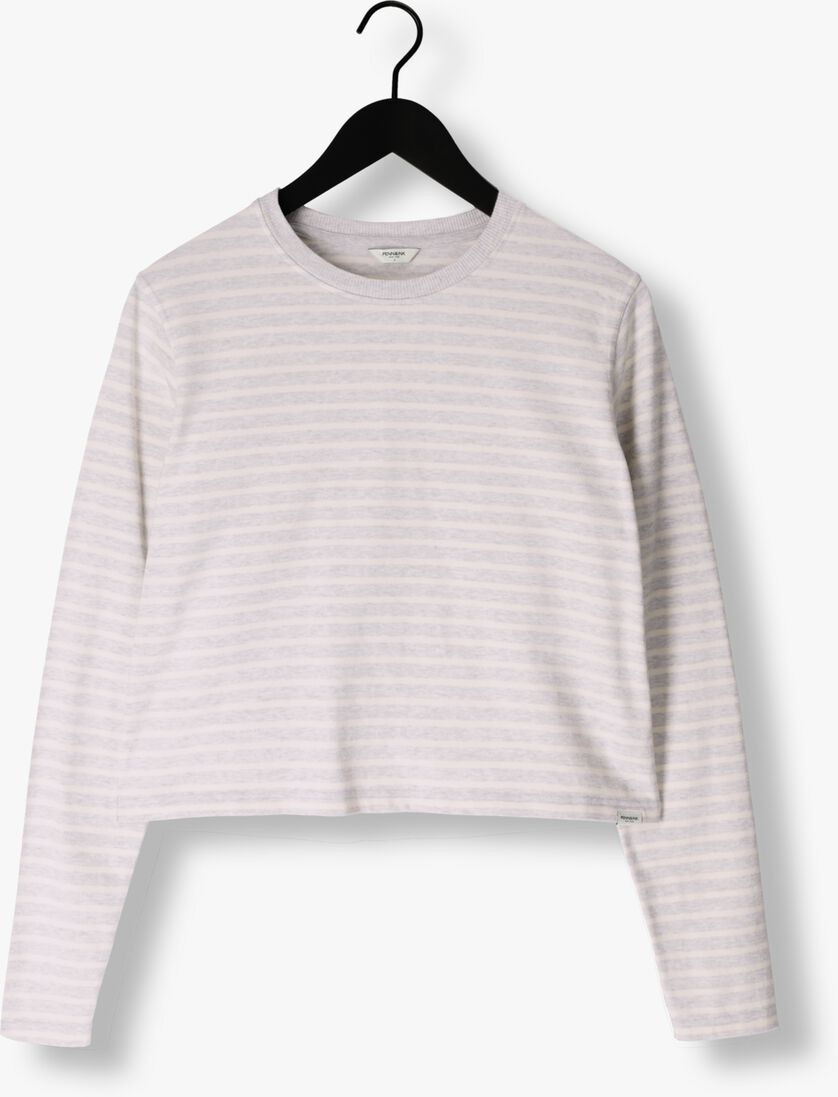 grijze penn & ink tops & t-shirts 516 sweater stripe