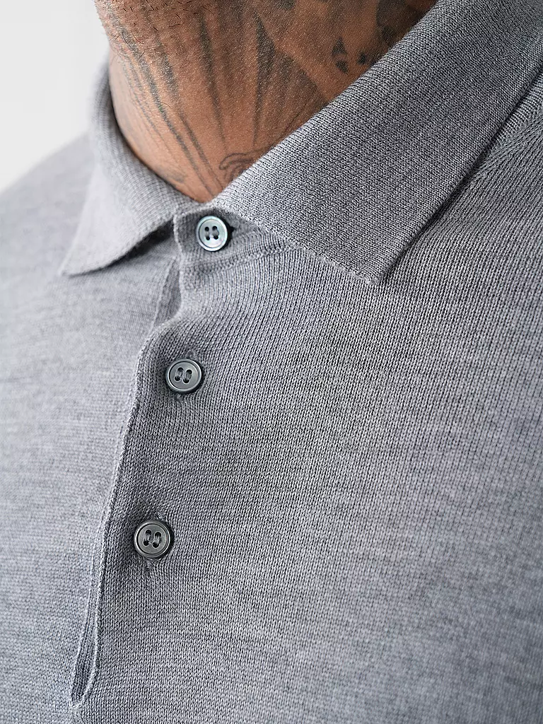 GRAN SASSO Poloshirt  hellgrau