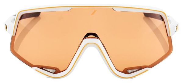Lunettes 100% Glendale Soft Tact Off White Persimons Lens