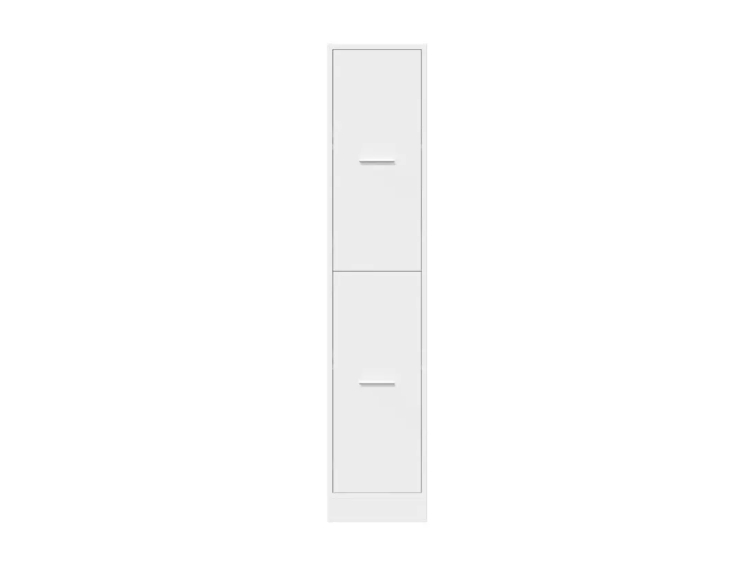 Armoire d'apothicaire blanc 30x41x144,5 cm bois d'ingénierie