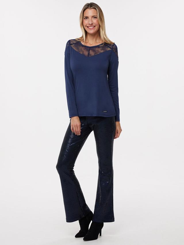 Doppelpack Shirt mit Spitze