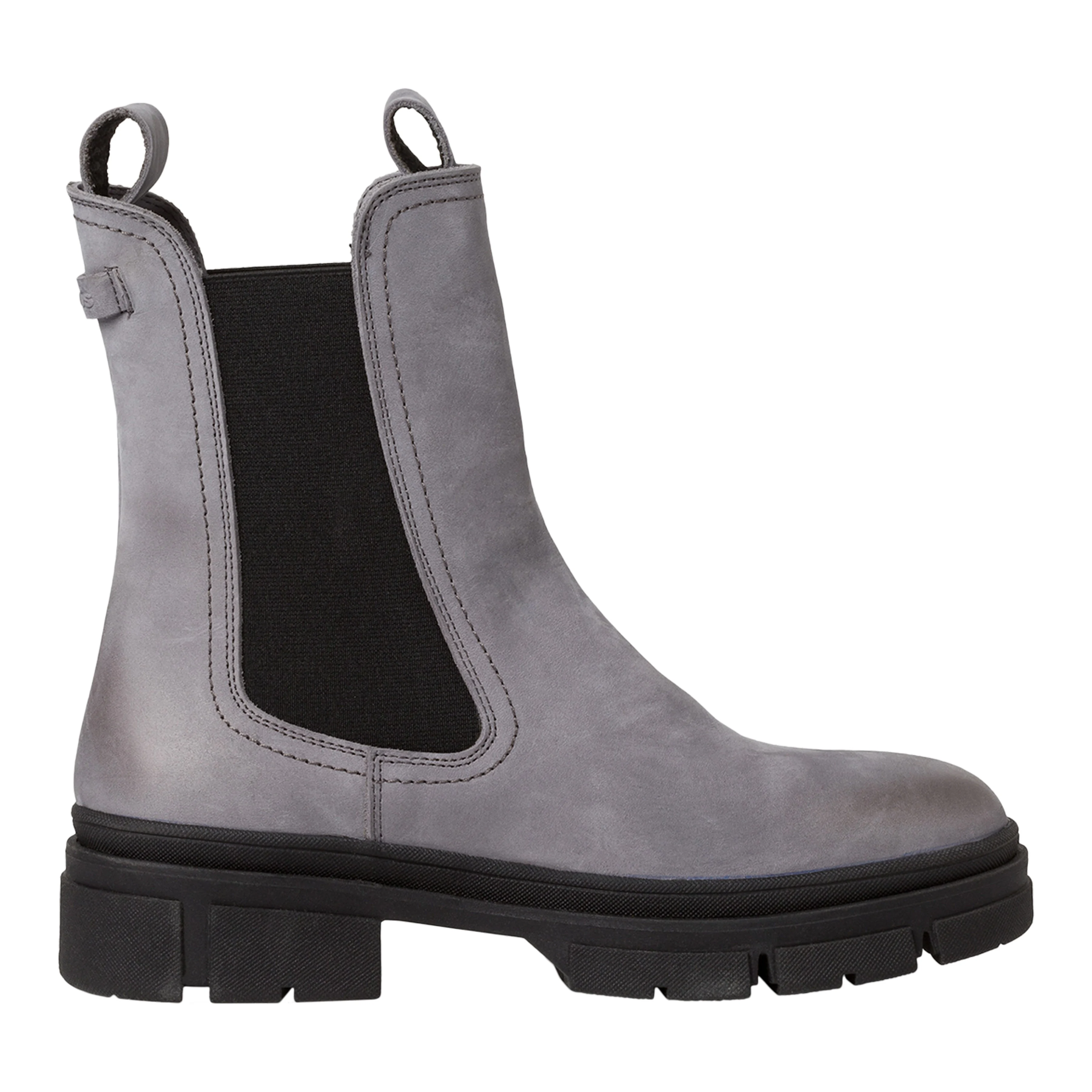 Bottes chelsea cuir | Gris