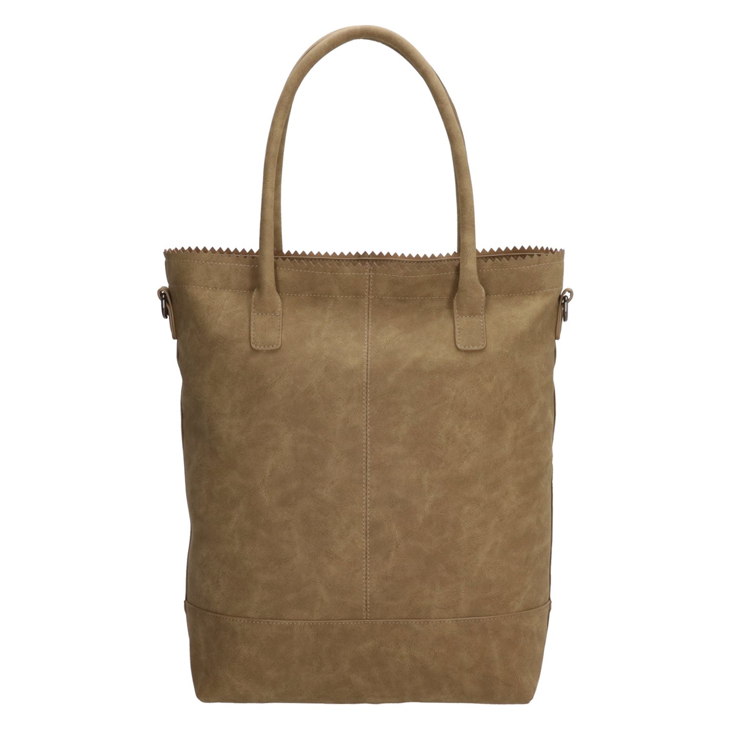 Zebra Trends Kartel Met Rits Shopper olijfgroen