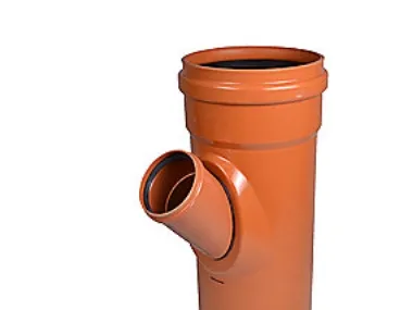 Wavin 250 x 160 mm 45 gr. PVC-kloakgrenrør