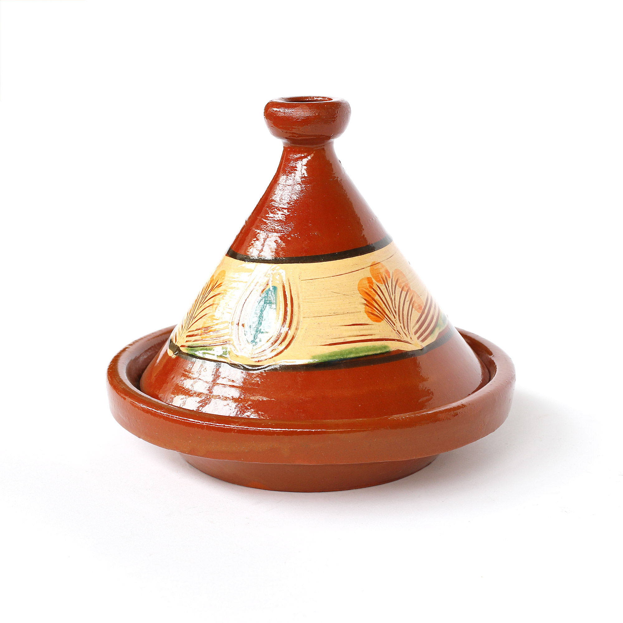 Tajine 'Oujda', braun, multicolor, Ø 25 cm zu 19,00