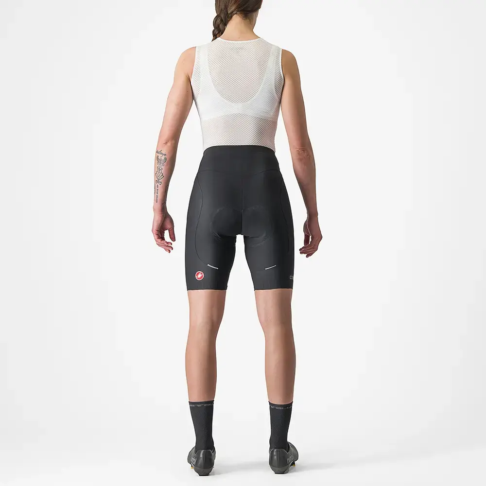 Castelli Espresso Fietsbroek Kort Zonder Bretels Zwart Dames